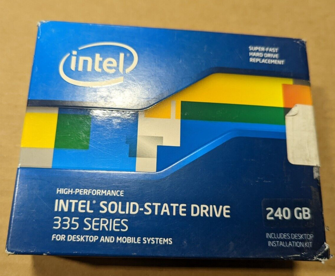 Intel SSDSC2CT240A401 335-Series 240Gb SATA-III 2.5-Inch MLC 9mm SSD *New*