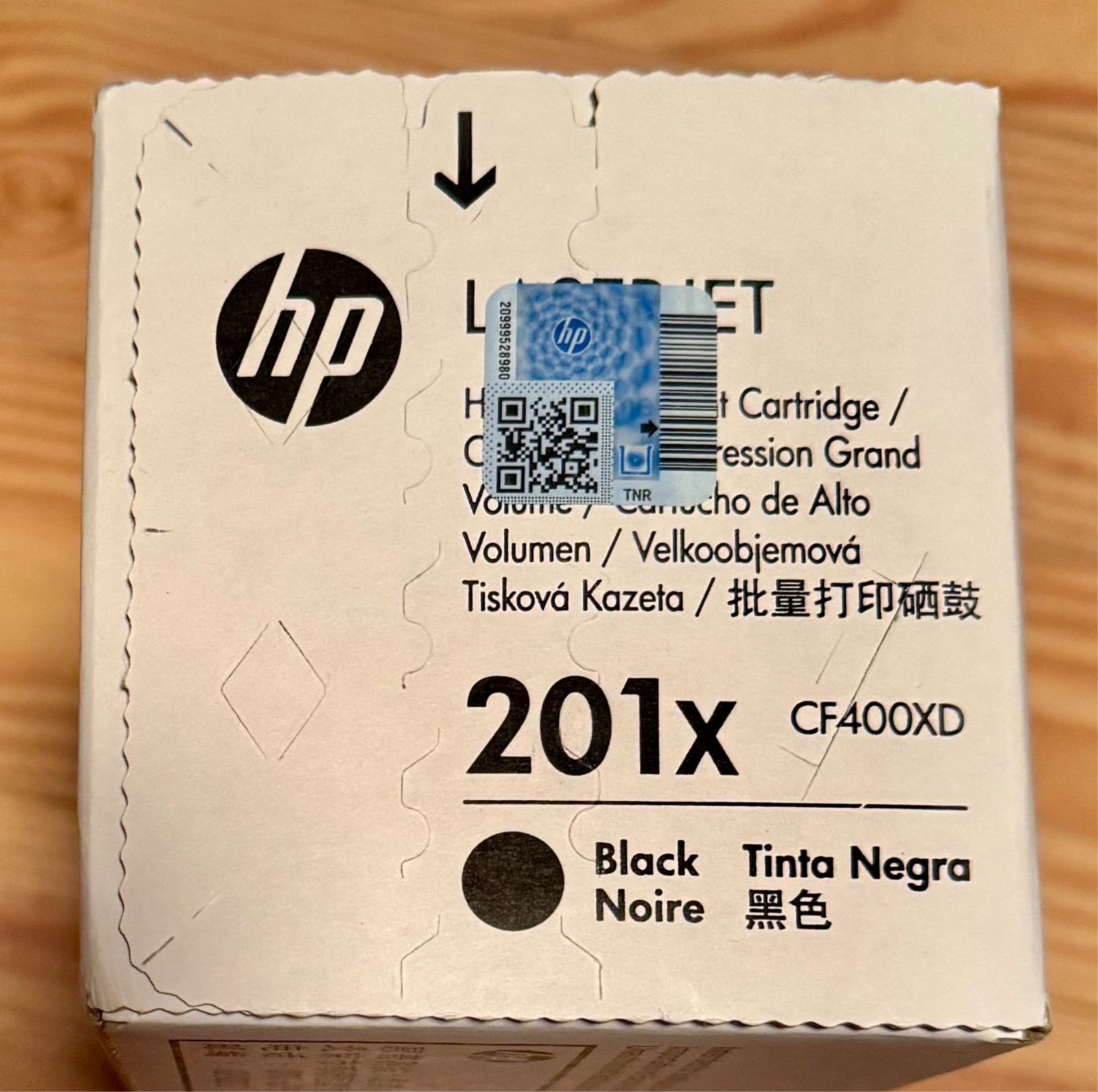 HP 201X (CF400X) Black High-Yield HP Color LaserJet Toner Cartridge OEM
