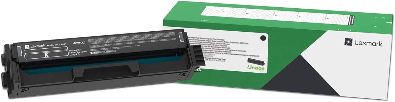 Lexmark C331HK0 Black High Yield Toner Cartridge Genuine OEM C3326 MC3326