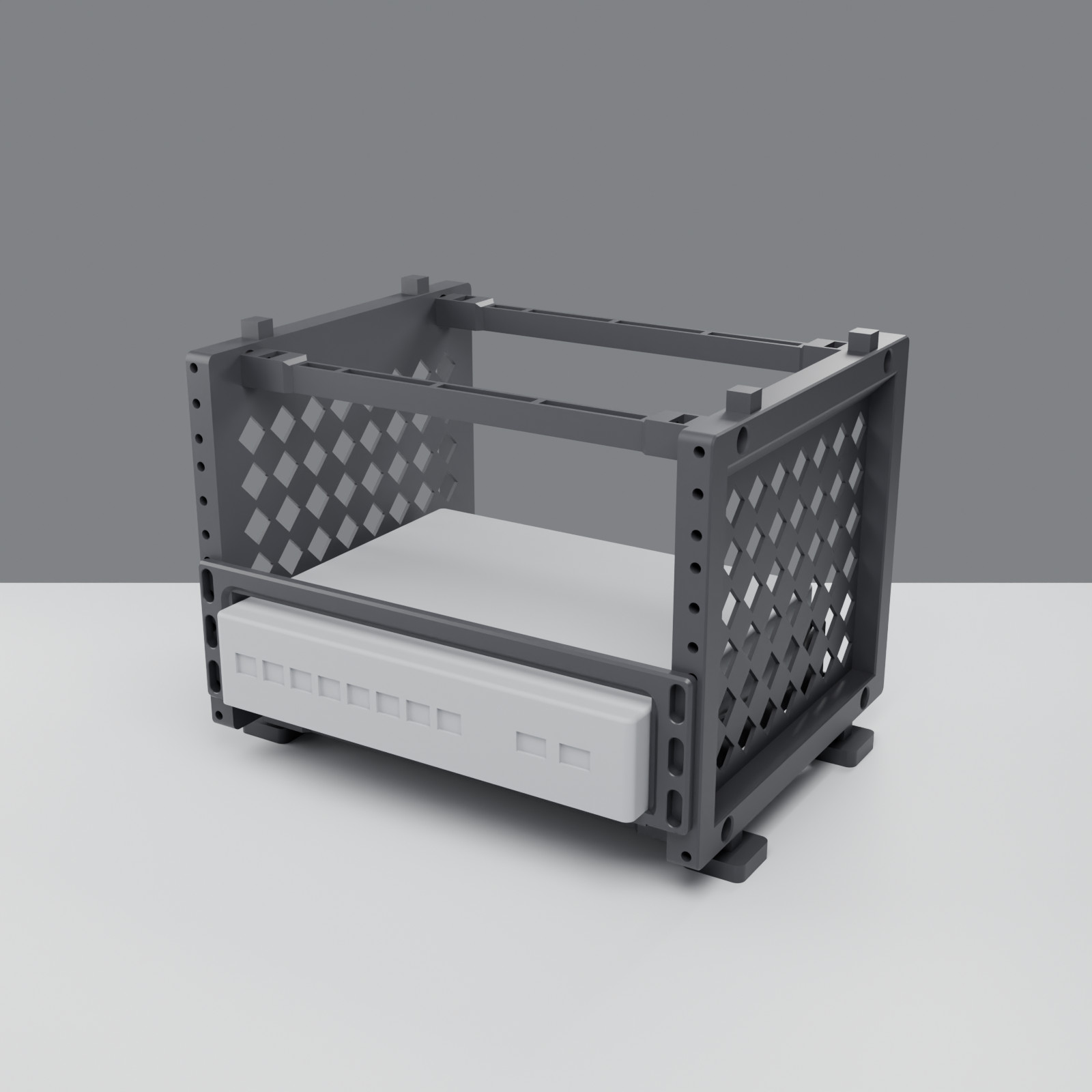 10 Inch Rack Mount 1.5U for UniFi Pro XG 8 PoE USW-Pro-XG-8-PoE Homelab PETG
