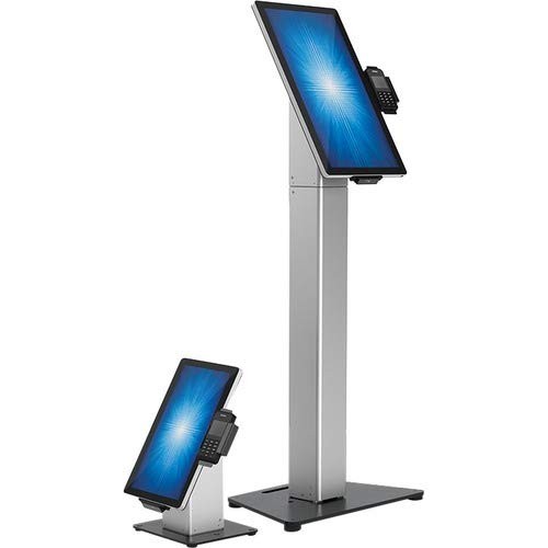 Elotouch E514881 Slim Floor Mount for 22" Touchscreen - Black/Silver