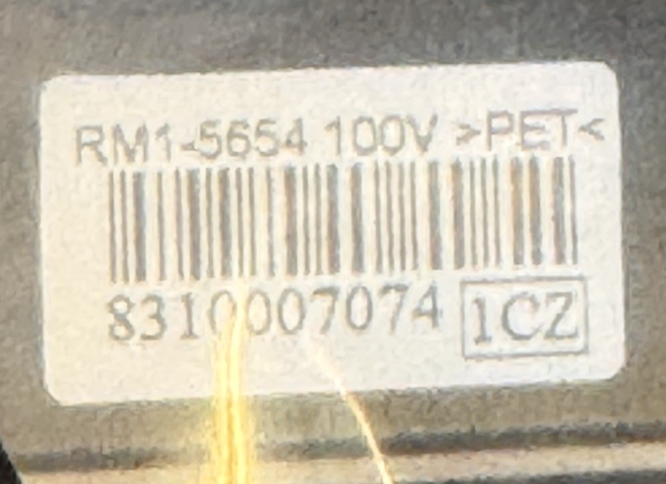 HP GENUINE COLORLASER JET FUSER KIT 100V CE246A RM1-5654 110V/120V