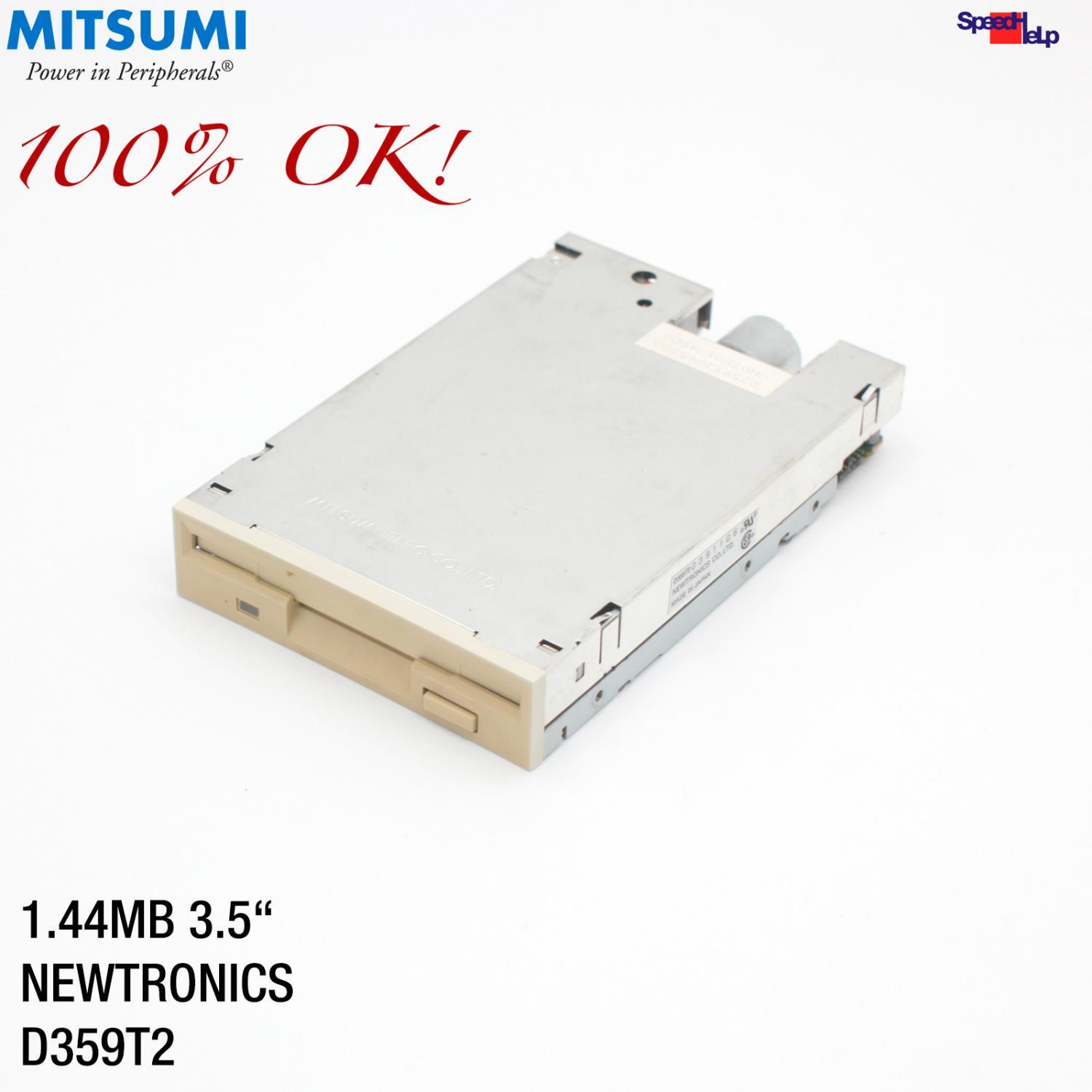 MITSUMI NEWTRONICS DT359T2 3.5" 1.44MB FDD FLOPPY DRIVE DISK DRIVE JUMPER 1/0