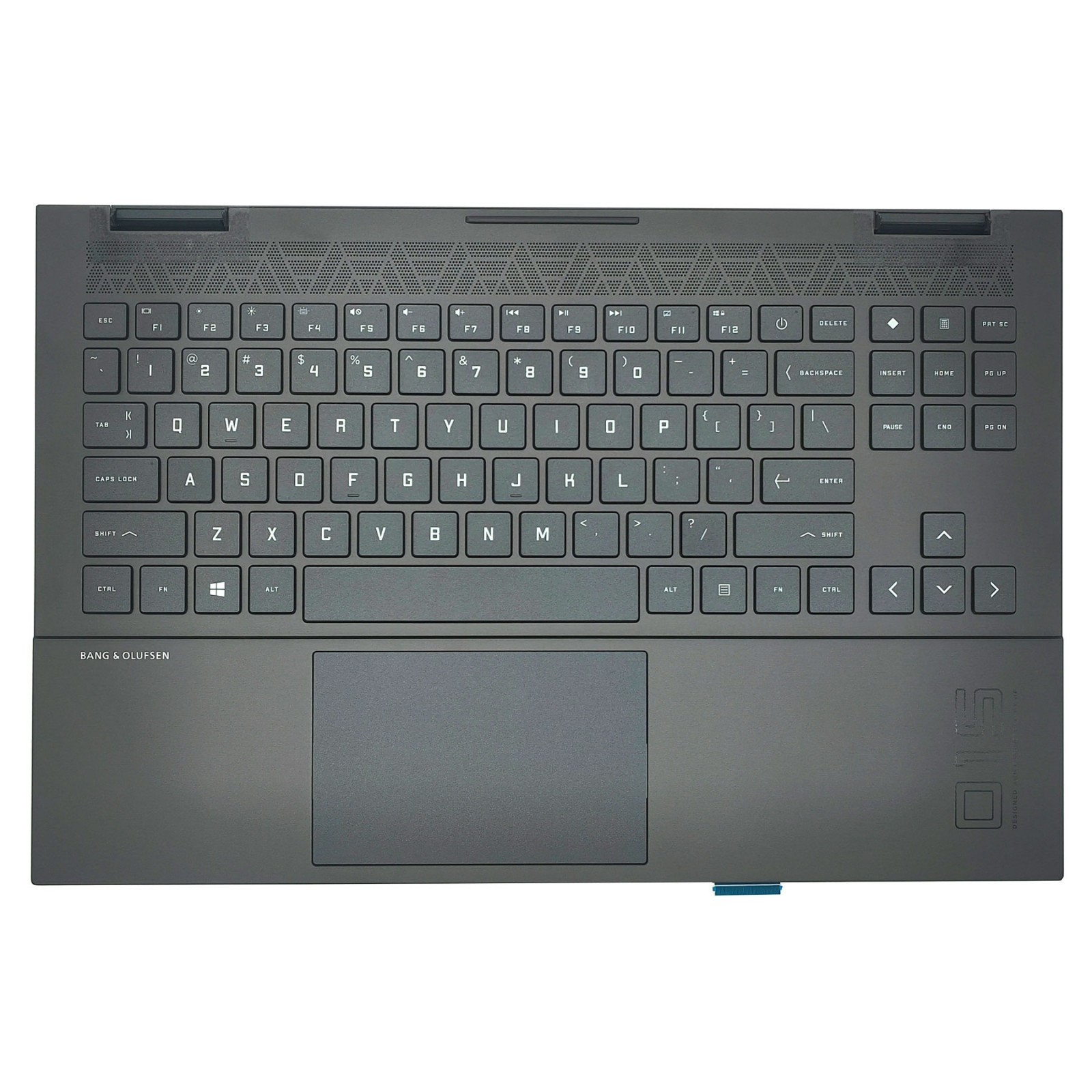 For HP OMEN 15 15-EN 15Z-EN Palmrest RGB Backlit Keyboard Touchpad M00667-001 US