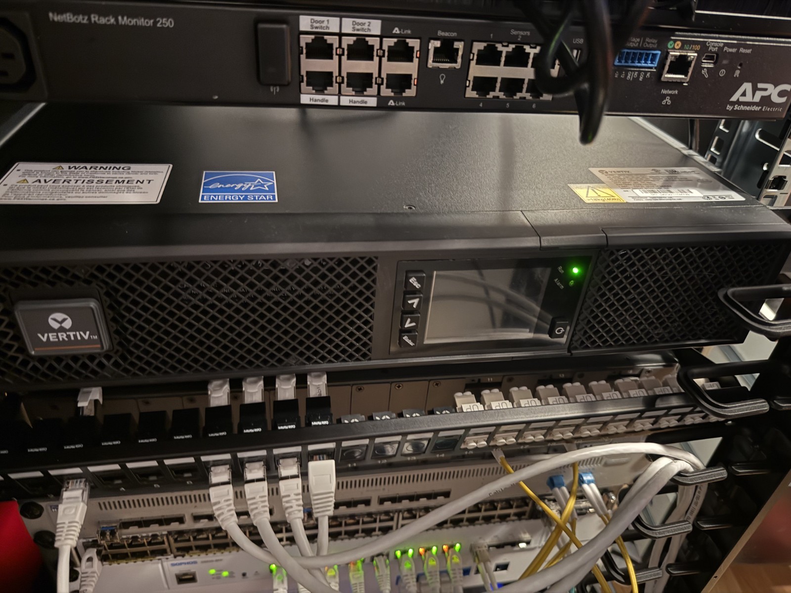 Vertiv Liebert GXT5 1500VA Online UPS + RDU101 Network Card