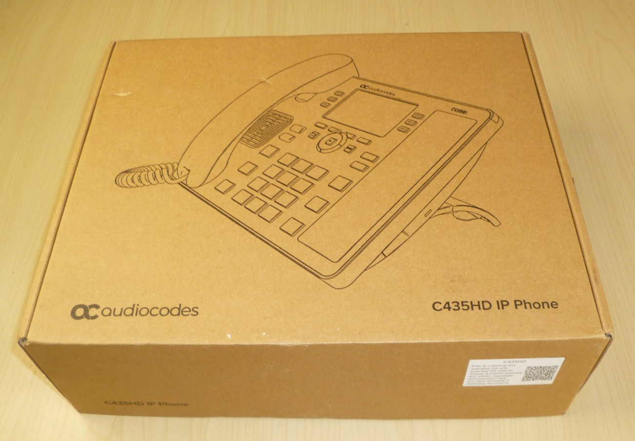 AudioCodes C435HD IP Phone Microsoft Teams GGWV00740 G1N