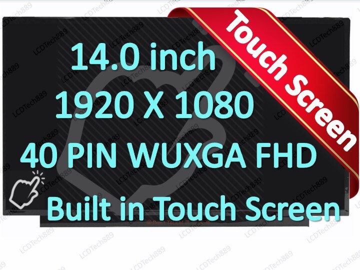NV140FHM-T09 V8.1 14in LCD FHD Touch Screen Display P/N SD11J53862 For BOE0A38