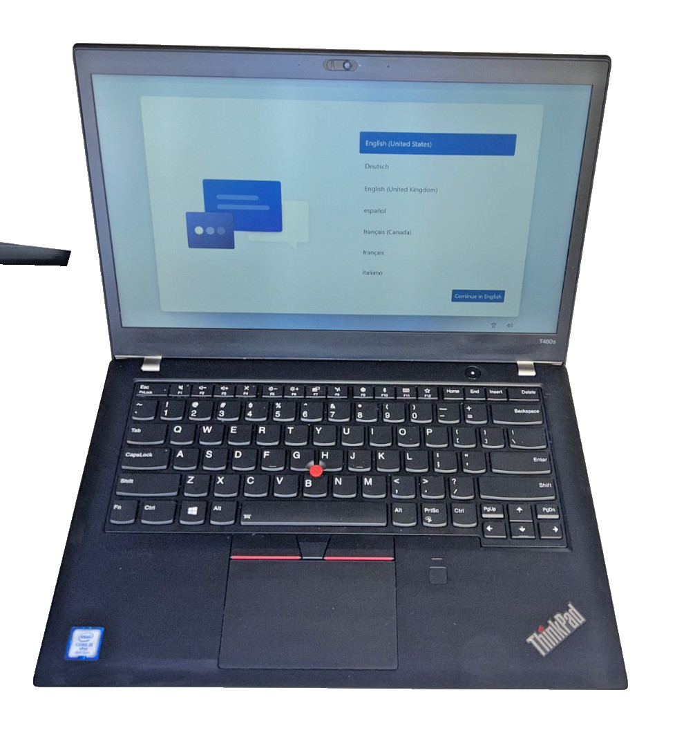 Lenovo ThinkPad T480s 14" FHD i5-8350U 8GB DDR4 RAM 256GB NVMe Win11Pro