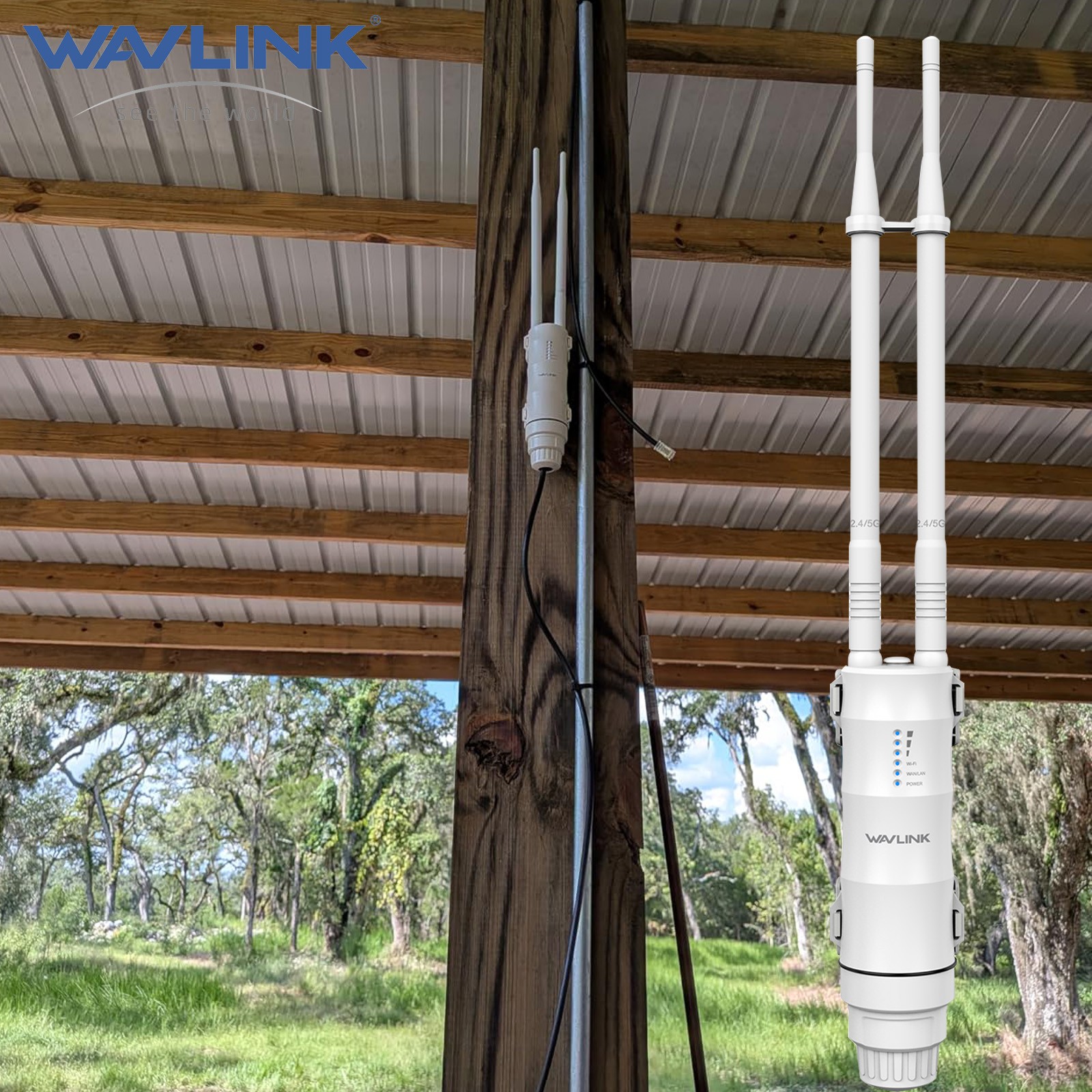 WAVLINK AC1200 Outdoor Long Range WiFi Extender Router Wireless Access Point