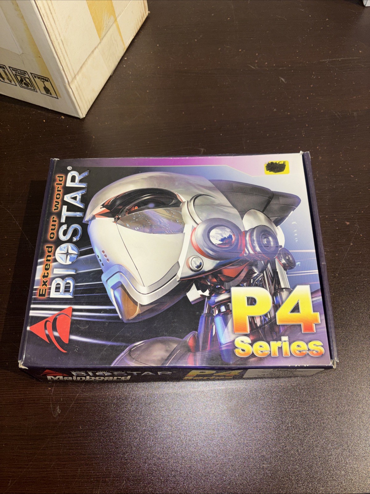 Biostar Mainboard P4 Series U8668D DDR2 Ram Socket 478 New Open Box