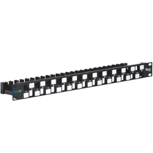 Icc Cat 6a Utp Blank Patch Panel 24-port, 1 Rms - 24 X Rj-45 (ic107ppu6a)