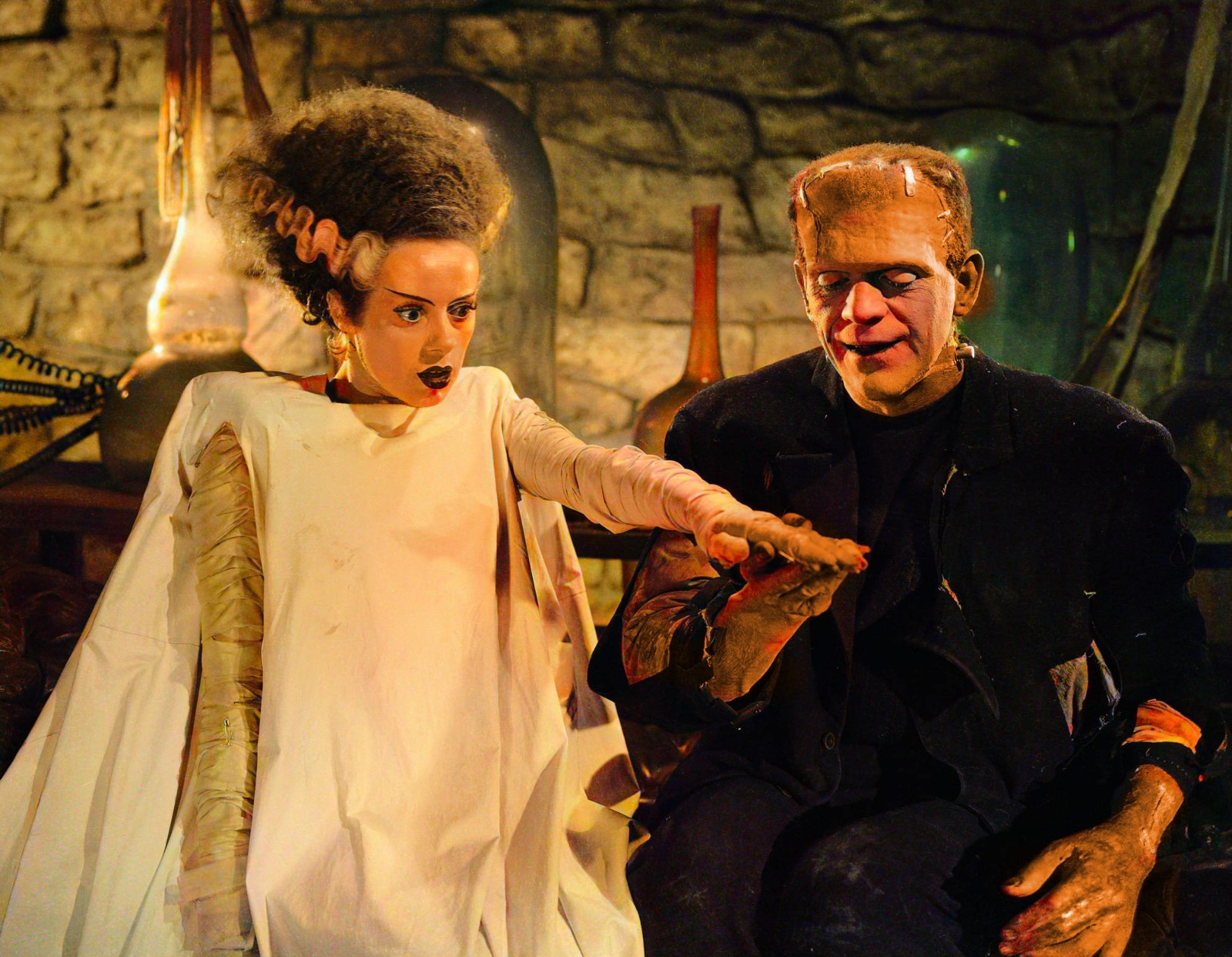 Bride of Frankenstein Art Mouse Pad Mousepad Art Painting Print