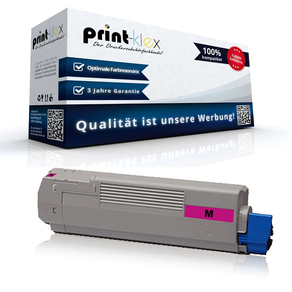Print-Klex Toner Cartridge Compatible for Oki C 612 DN 612 N 612 Series 46507506