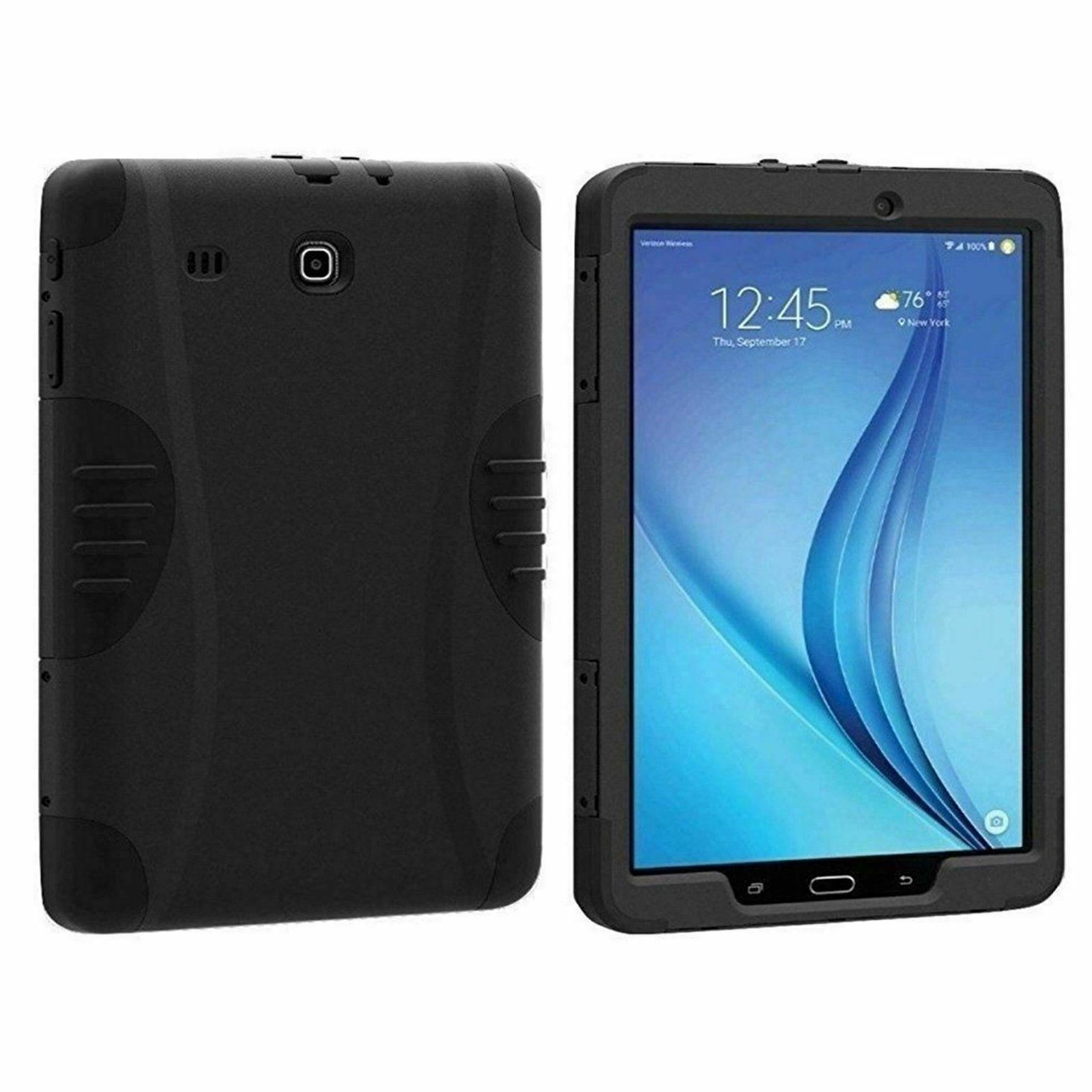 Verizon Rugged Impact Absorbing Protection Case For Samsung Galaxy Tab E 9.6" 