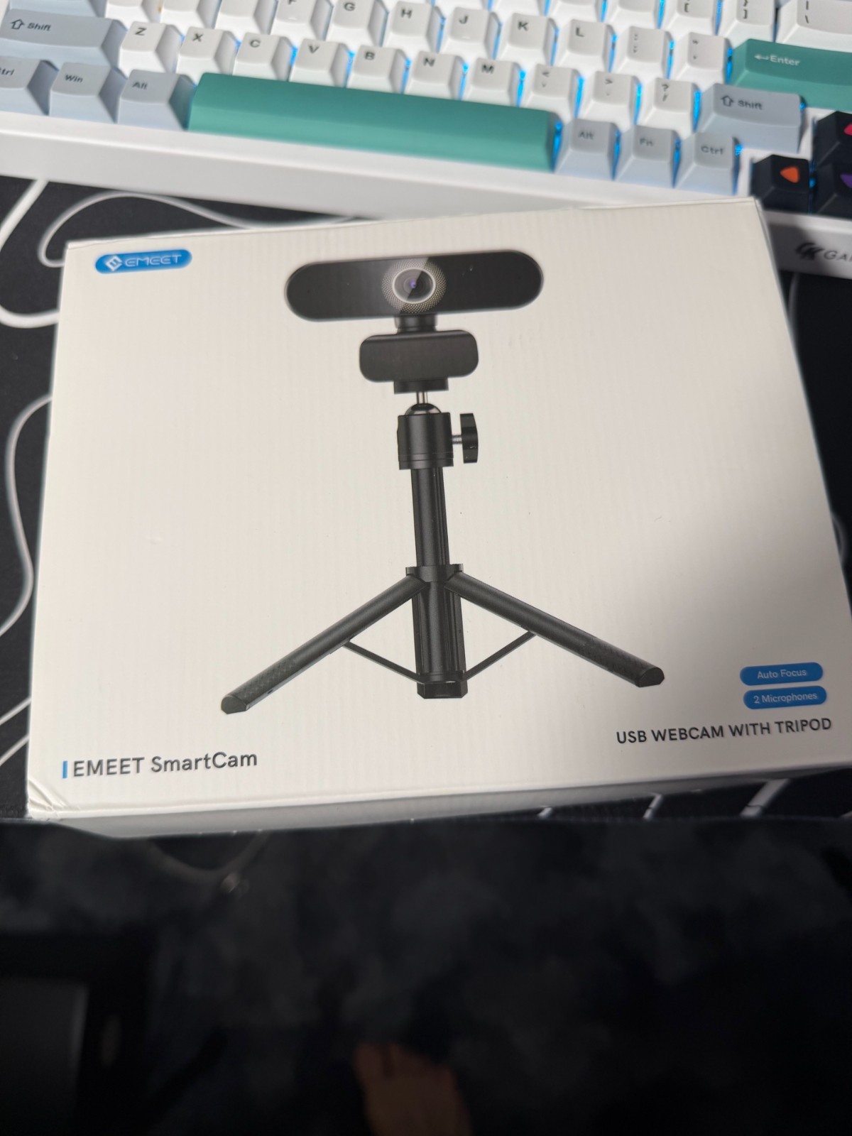 4K UHD Autofocus Webcam USB W/Microphone EMEET C60E Streaming Camera