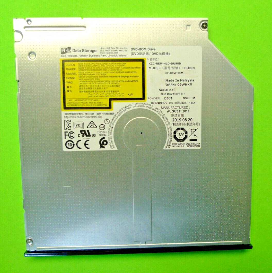 Genuine Dell Ultra Slim Optical Drive DVD-ROM Drive DU90N 9WHKM