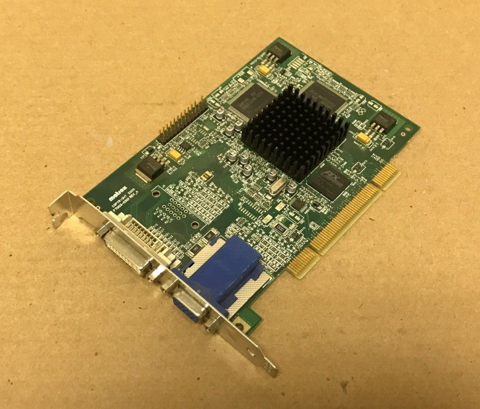 Matrox G450 32MB  PCI Video card with DVI and VGA ports, MGI G45FMDVP32DB