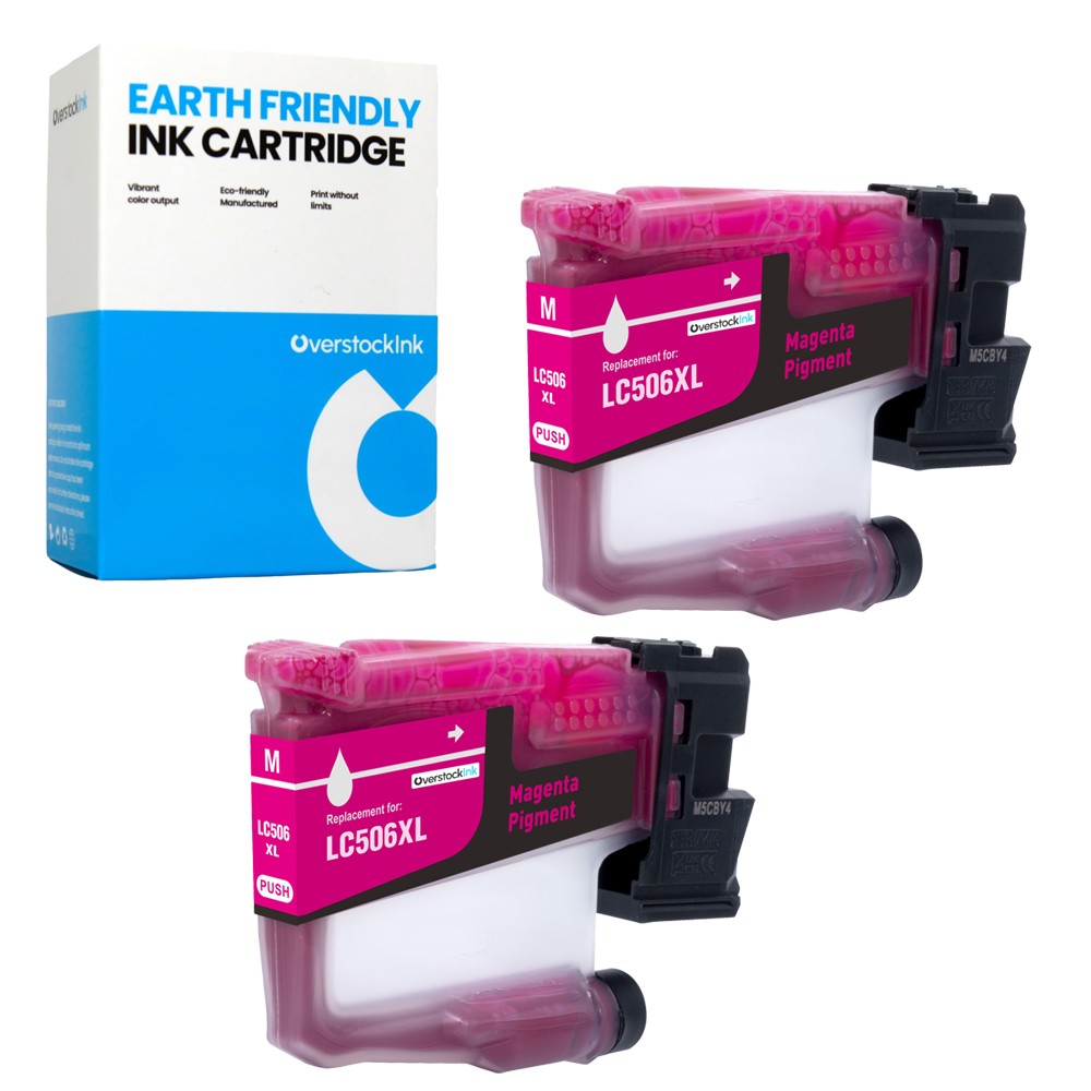 2-Pack OSI Compatible LC506XLM Ink Cartridges fits Brother MFC-J4355DW J4555DW