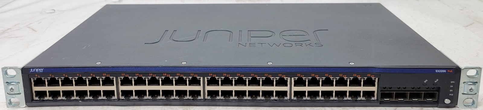 Juniper EX2200 48 Port Power Over Ethernet Switch PoE 405W EX2200-48P-4G