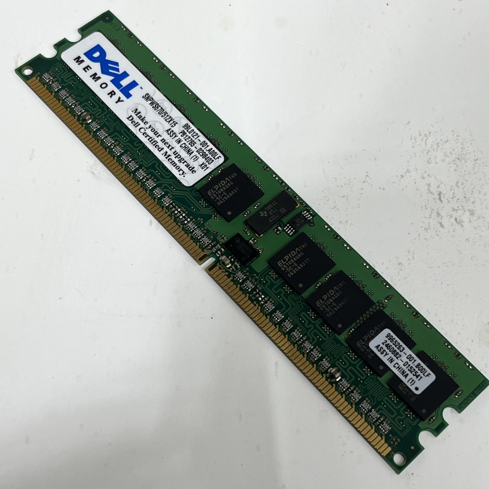 dell 512 memory snpws70/512x15 p812765-0298403 precision 470