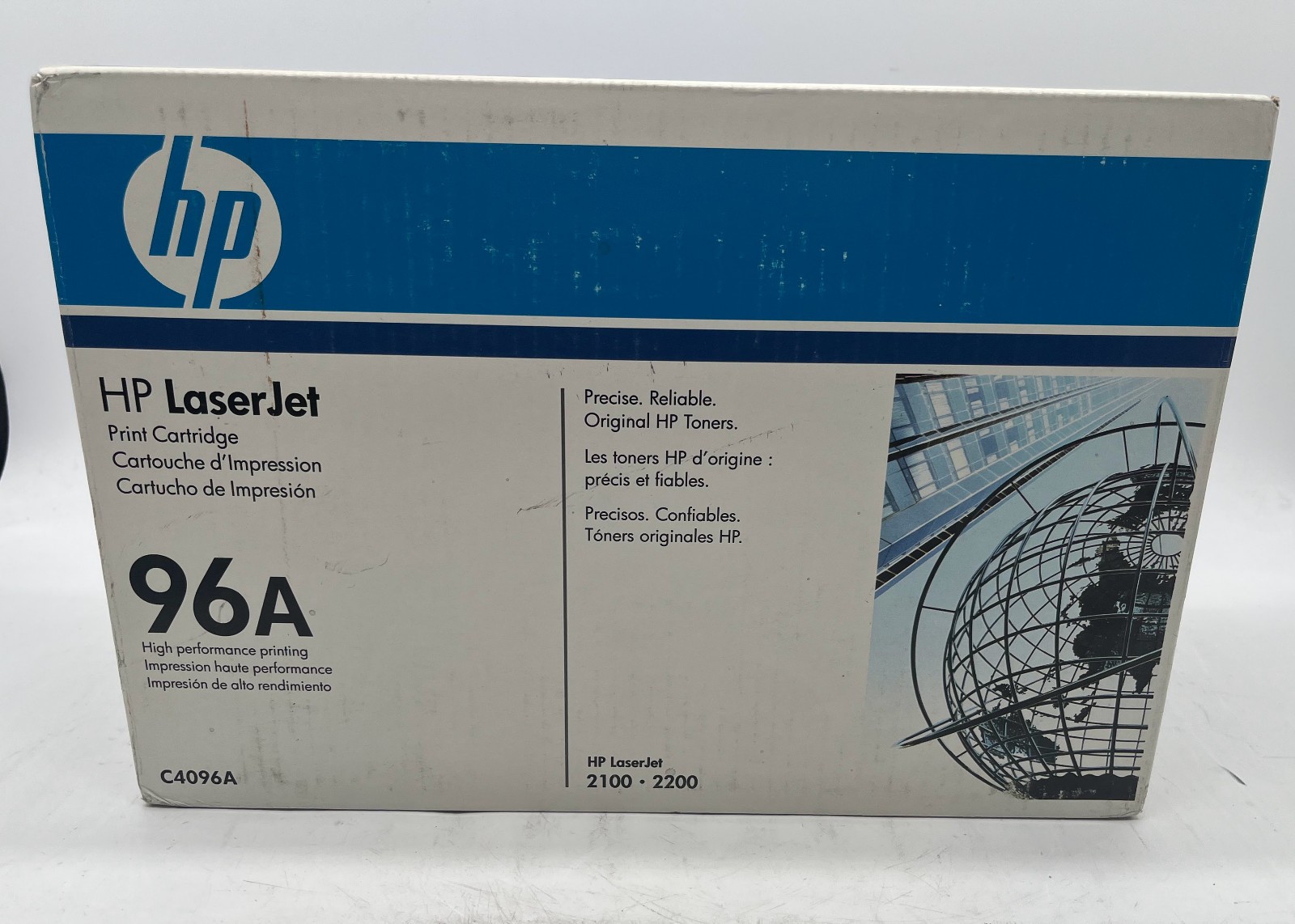 Genuine HP C4096A (96A) Black Laser Toner Cartridge, OEM