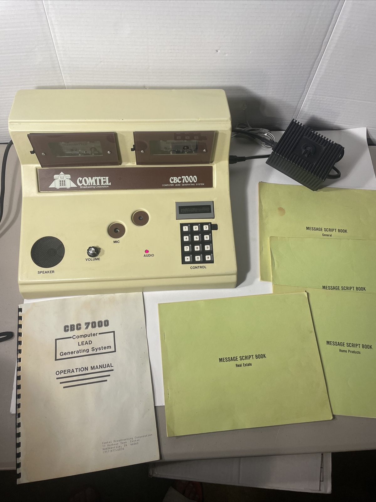 VTG Comtel CBC 7000 Computer Lead Generating System W/Power Supply Untested