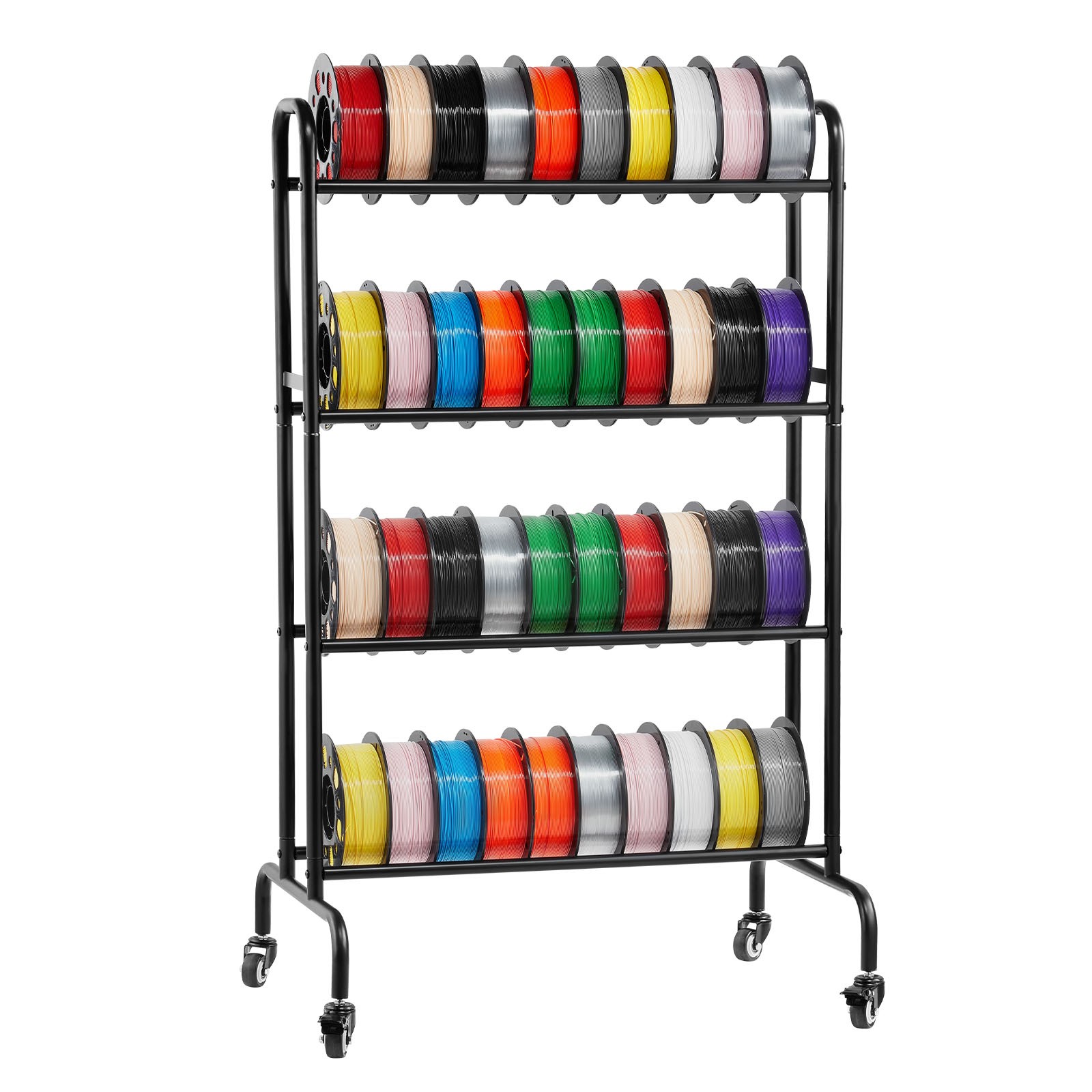 Uimoso 3D Printer Filament Storage Rack 4 Tier Filament Spool Holders Racks