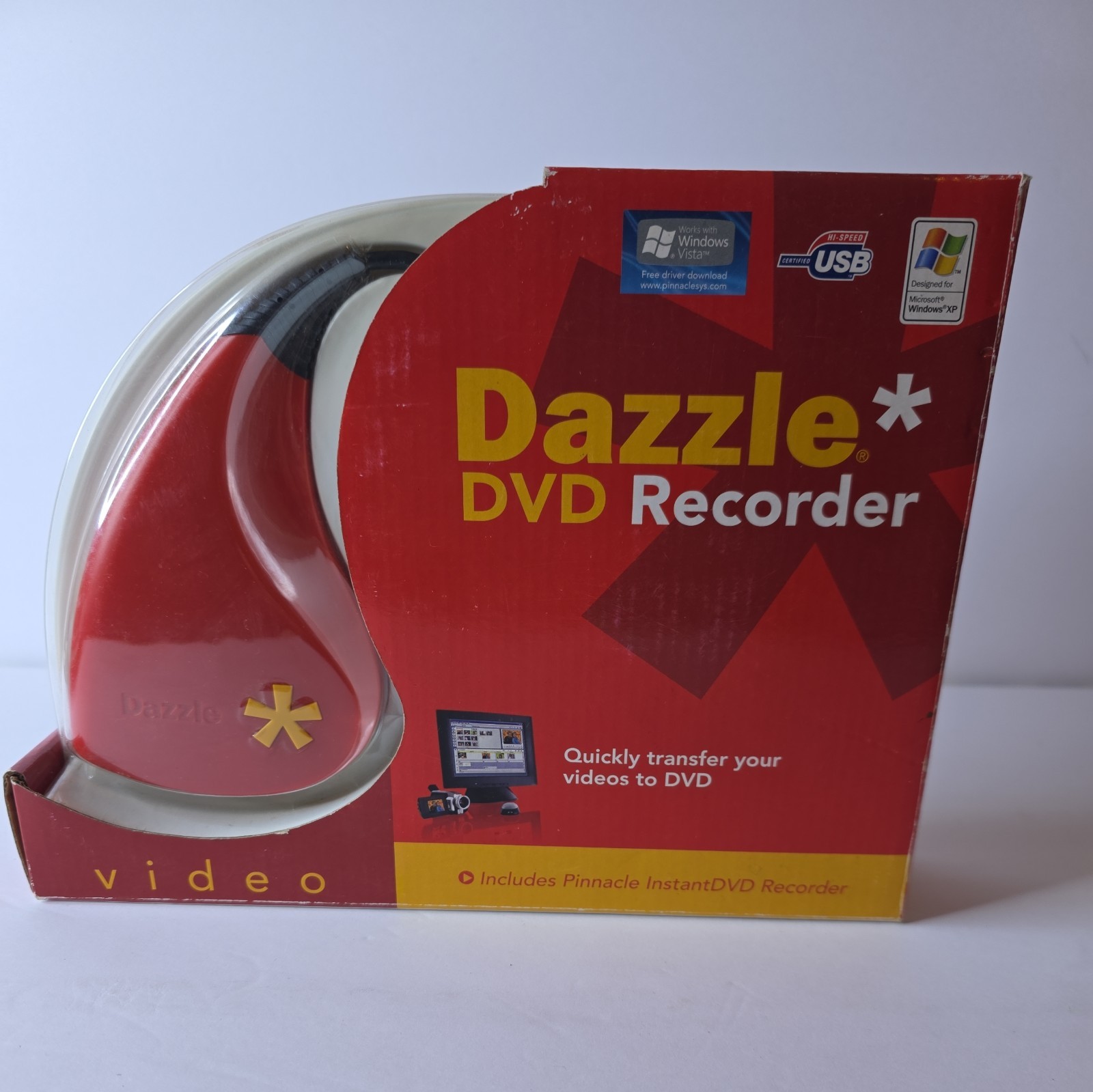 NOS Pinnacle Dazzle DVD Recorder Video Capture PC With Disc  OPEN BOX