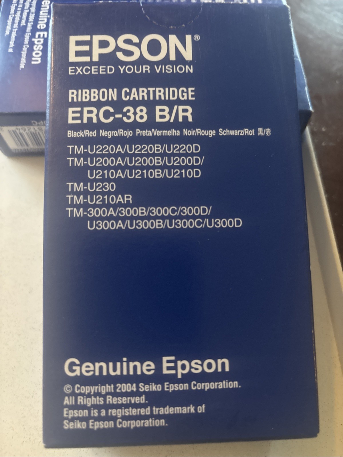 Epson Ribbon Cartridge for Printers Black/Red