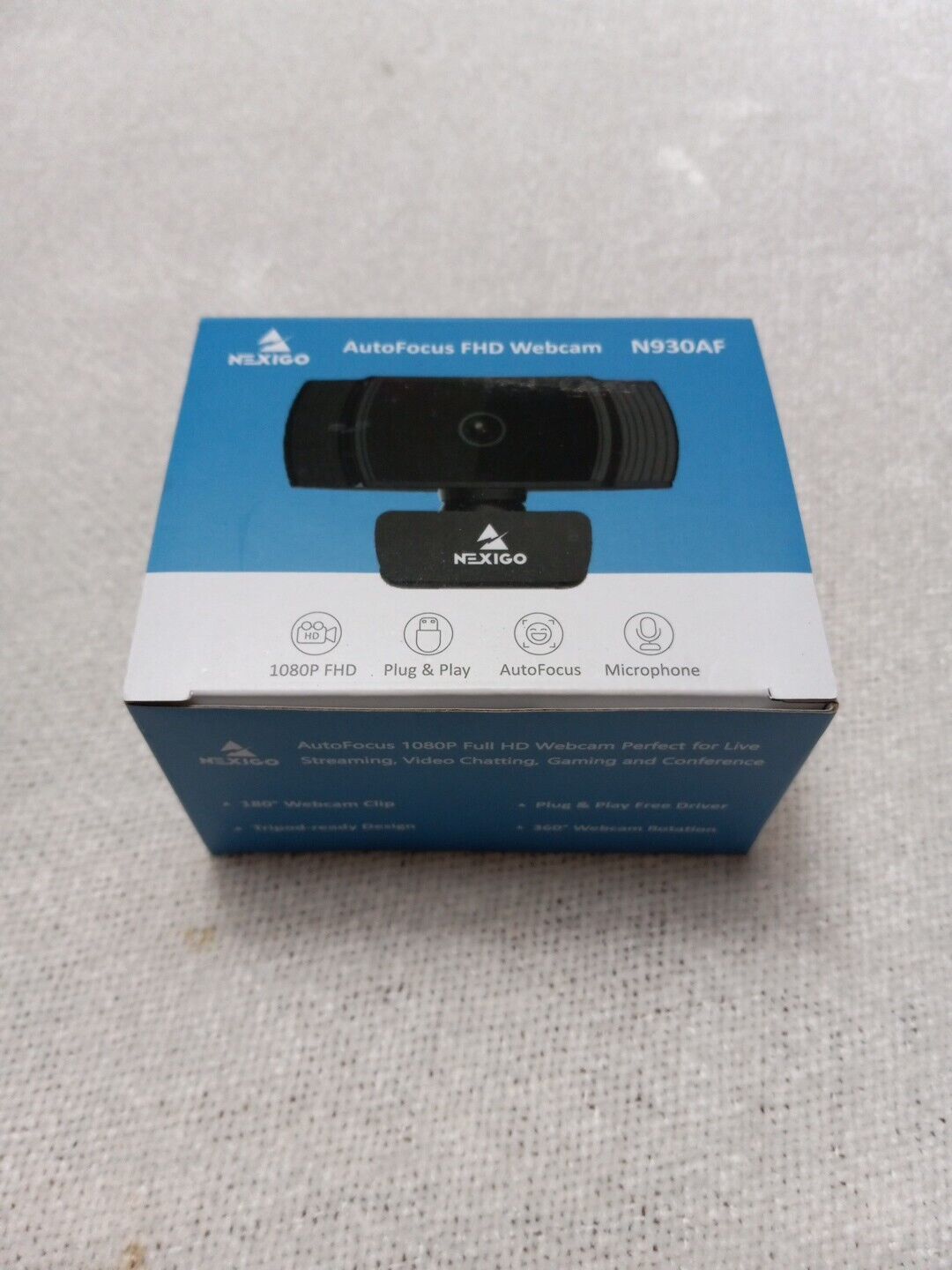NexiGo N930AF AutoFocus Webcam with Stereo Microphone 1080p FHD USB Web Camera