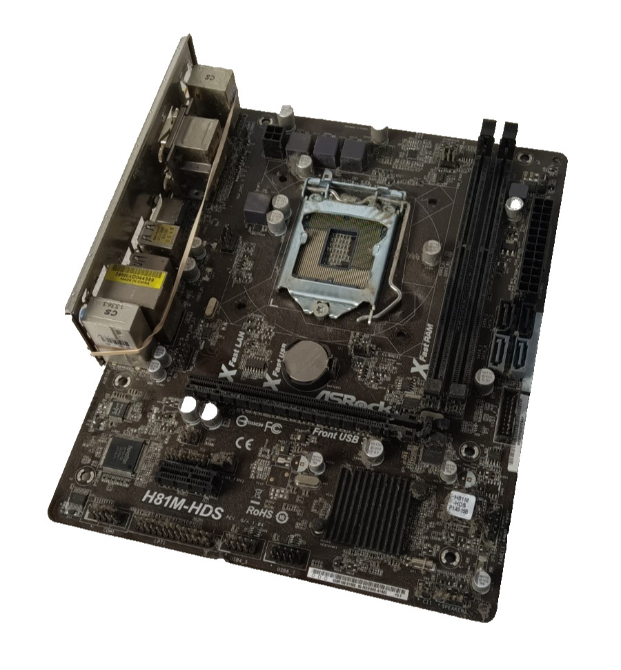 ASRock H81M-HDS Desktop Motherboard H81 LGA 1150 LGA1150 For Core i7 DDR3 /B4