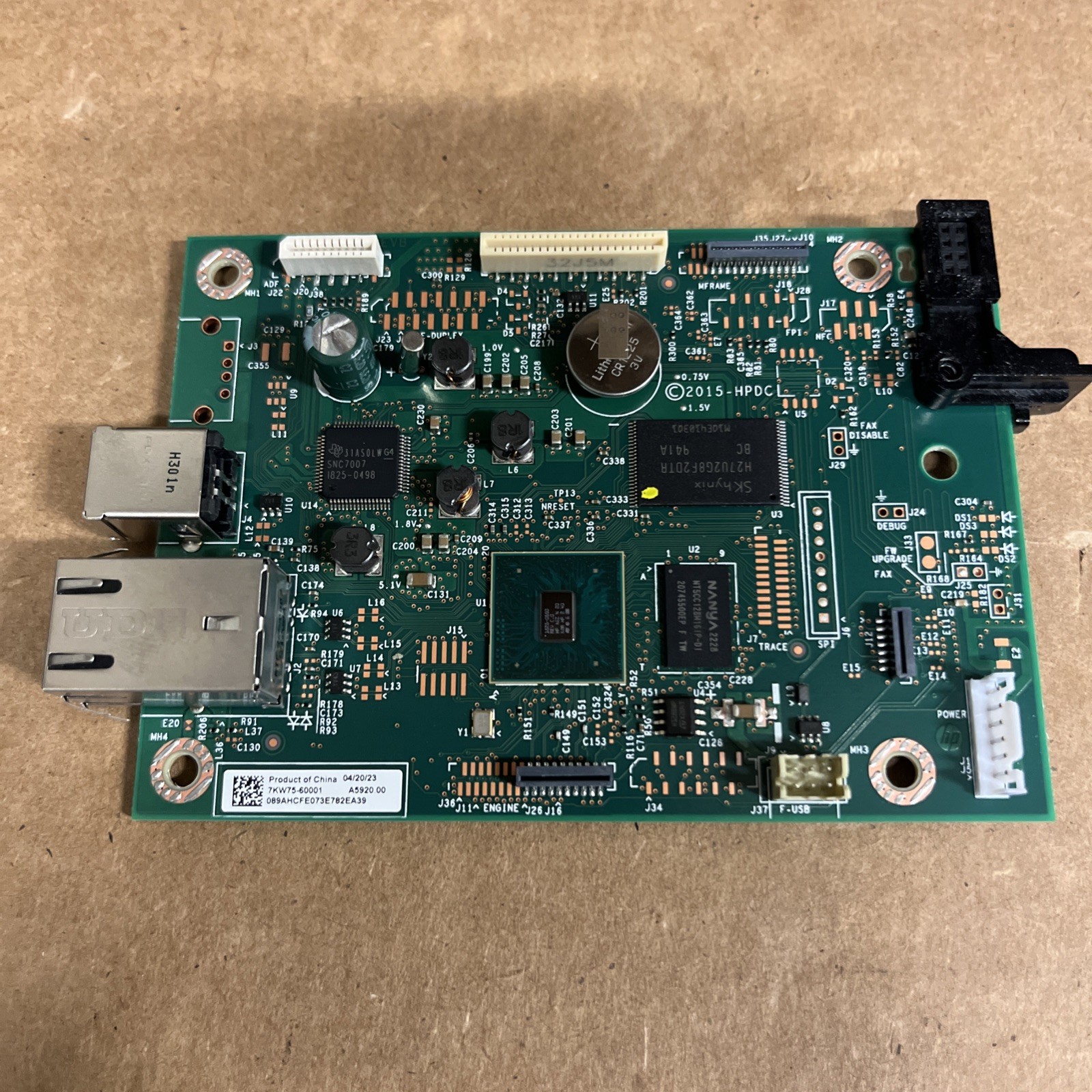OEM 7KW75-60001 Main Formatter Wi-Fi Board for HP LaserJet Pro M283fdw M283FDN