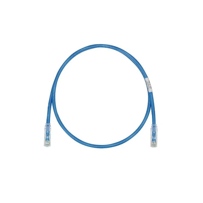 3 ft Panduit UTP28X3BU 28 AWG Copper Cat 6A UTP Patch Cord Blue