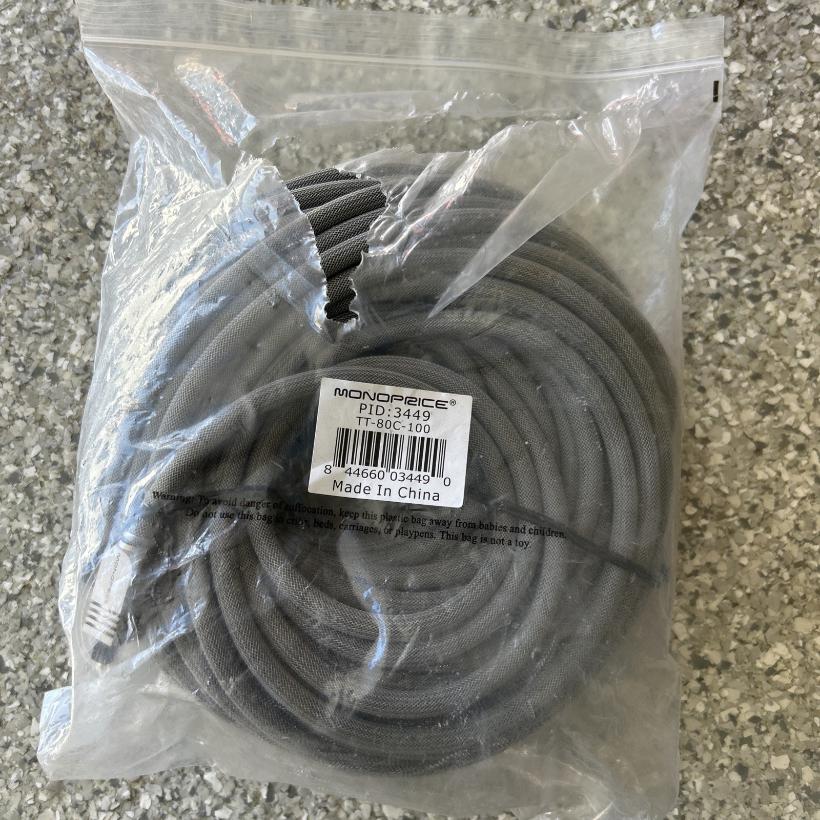 Monoprice 3449 DIGITAL OPTICAL AUDIO CABLE_ 100FT