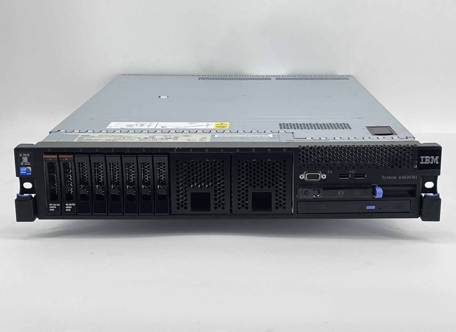 IBM System x3650 M3 2x Xeon X5650 192GB RAM 146GB SAS HDD RAM Cover Missing