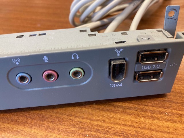 USB Fire Wire and Sound Front Panel for HP Pavilion