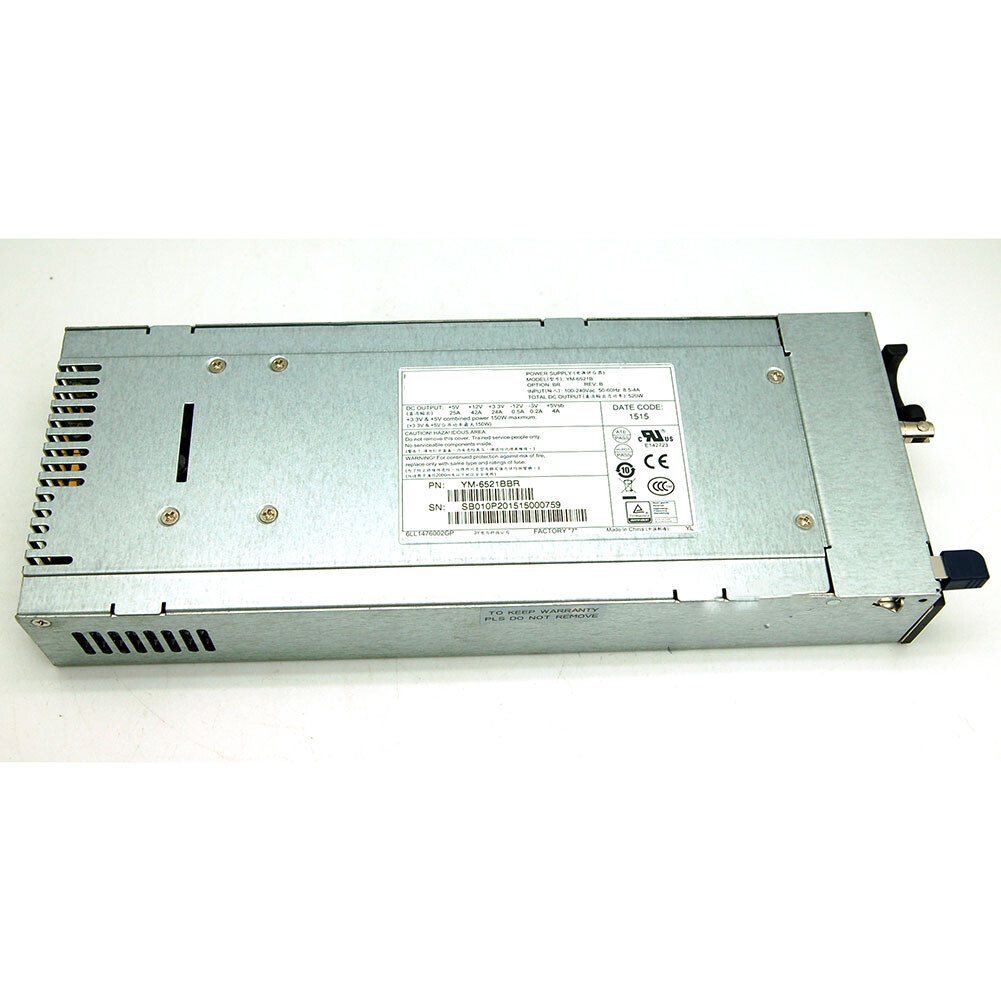 For 3Y YM-6521B 520W Redundant Hot-Swappable Power Module Server Power Supply