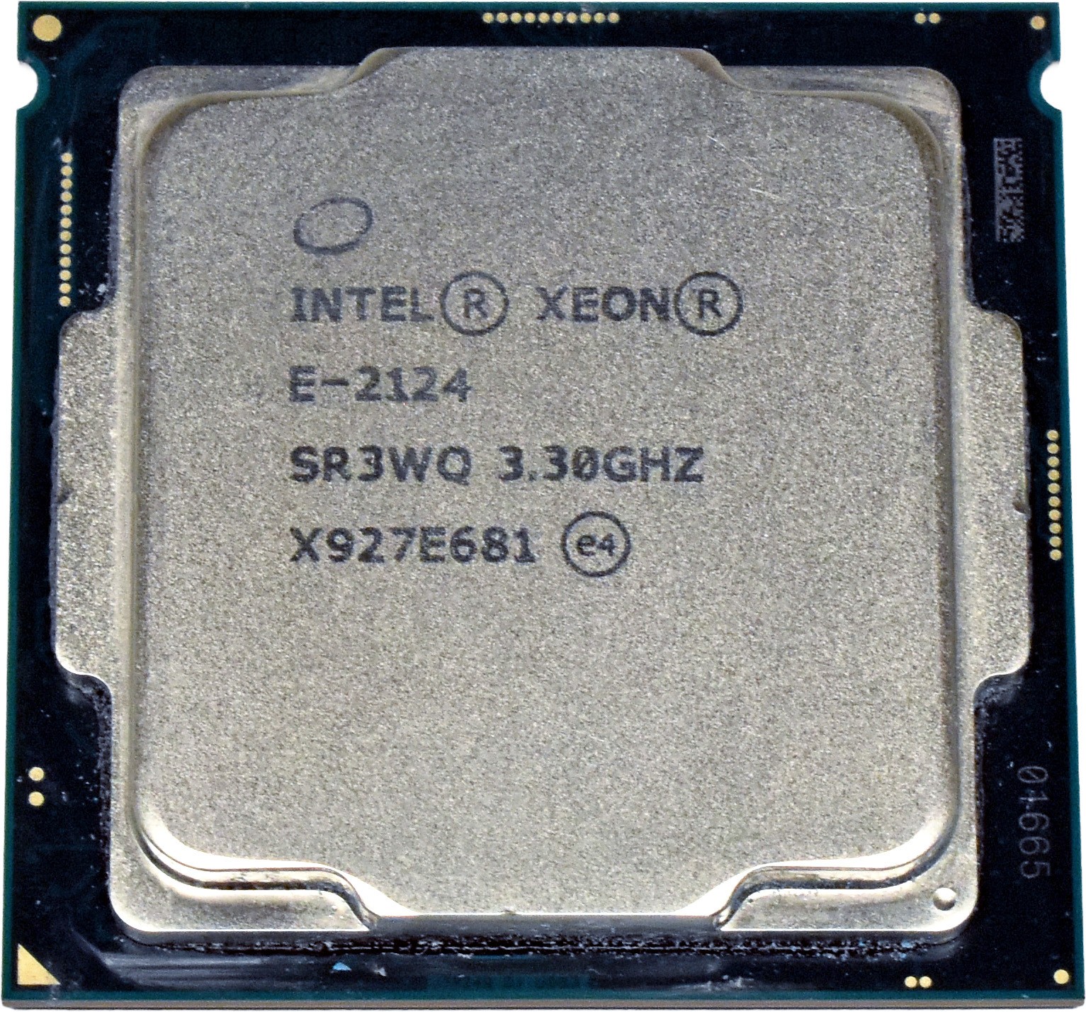 Intel Xeon E-2124 Processor 4-Core 3.30GHz 8MB Cache FCLGA1151 SR3WQ
