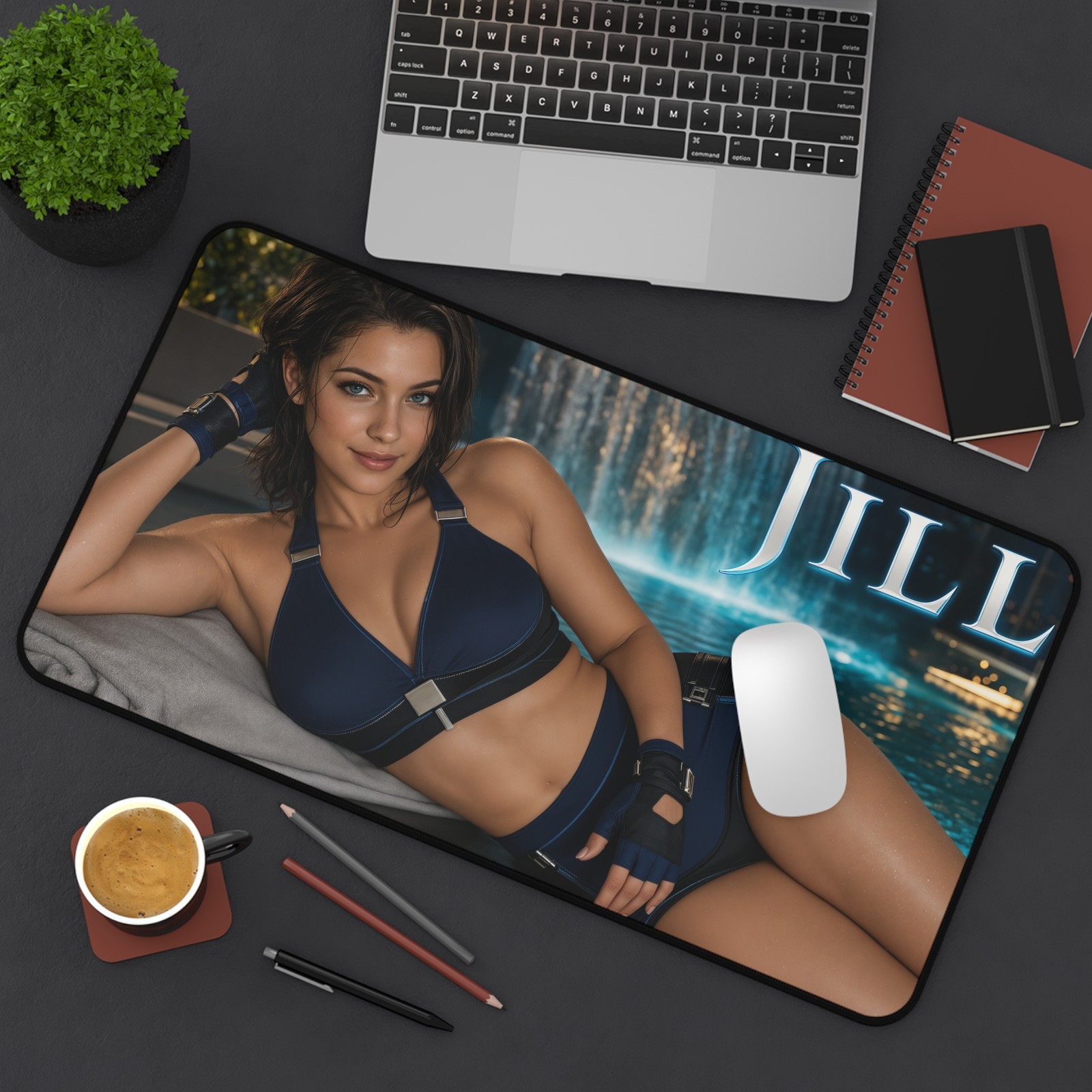 Jill Valentine Mouse Pad, XXL Gaming Desk Mat, PC Pad, Gamer Gift