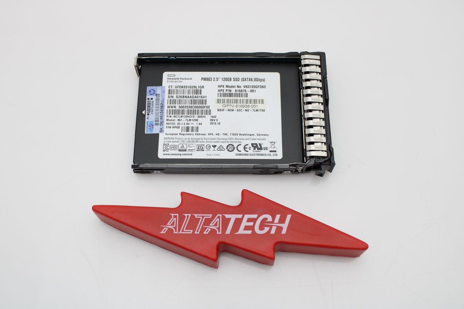 HP 817061-001 120GB 6g SFF Sata ri sc SSD HDD