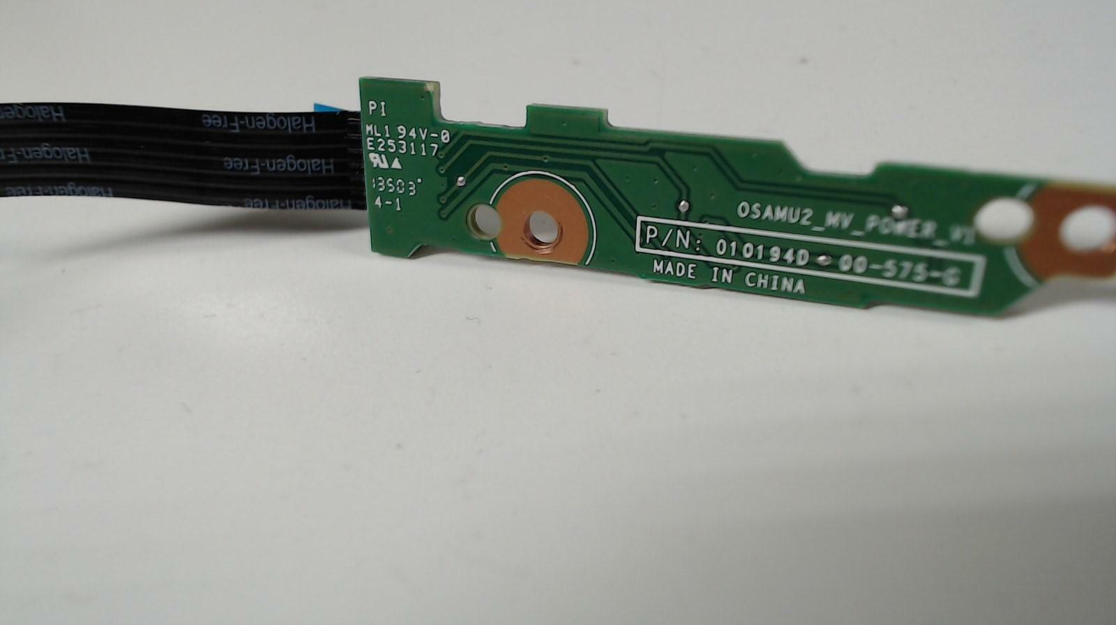 HP 15-d035dx 15.6" Genuine Power Button Board w/ Cable 010194D00-35K-G ER