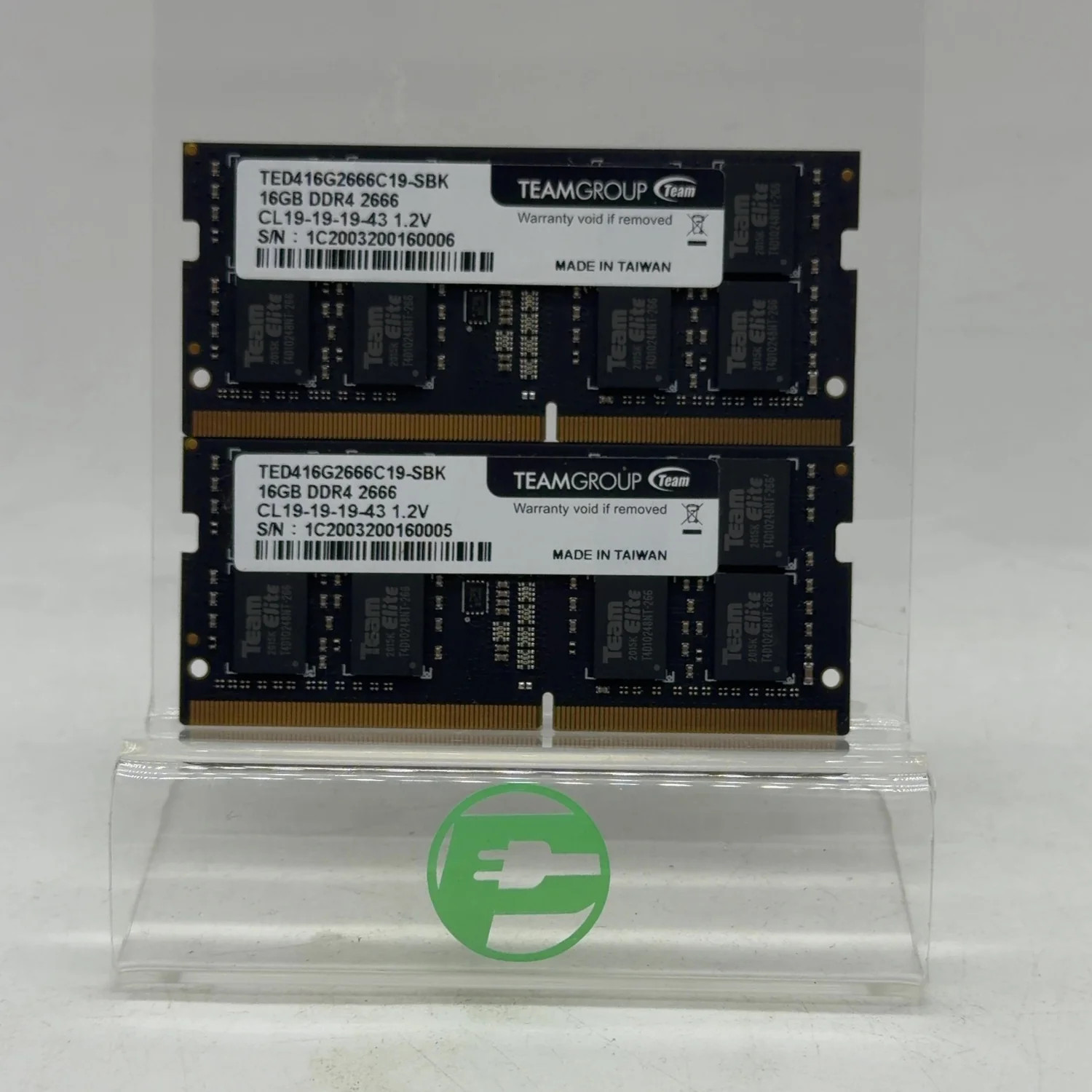 TeamGroup 32GB (2x16GB) RAM DDR4 2666MHz TED416G2666C19-SBK