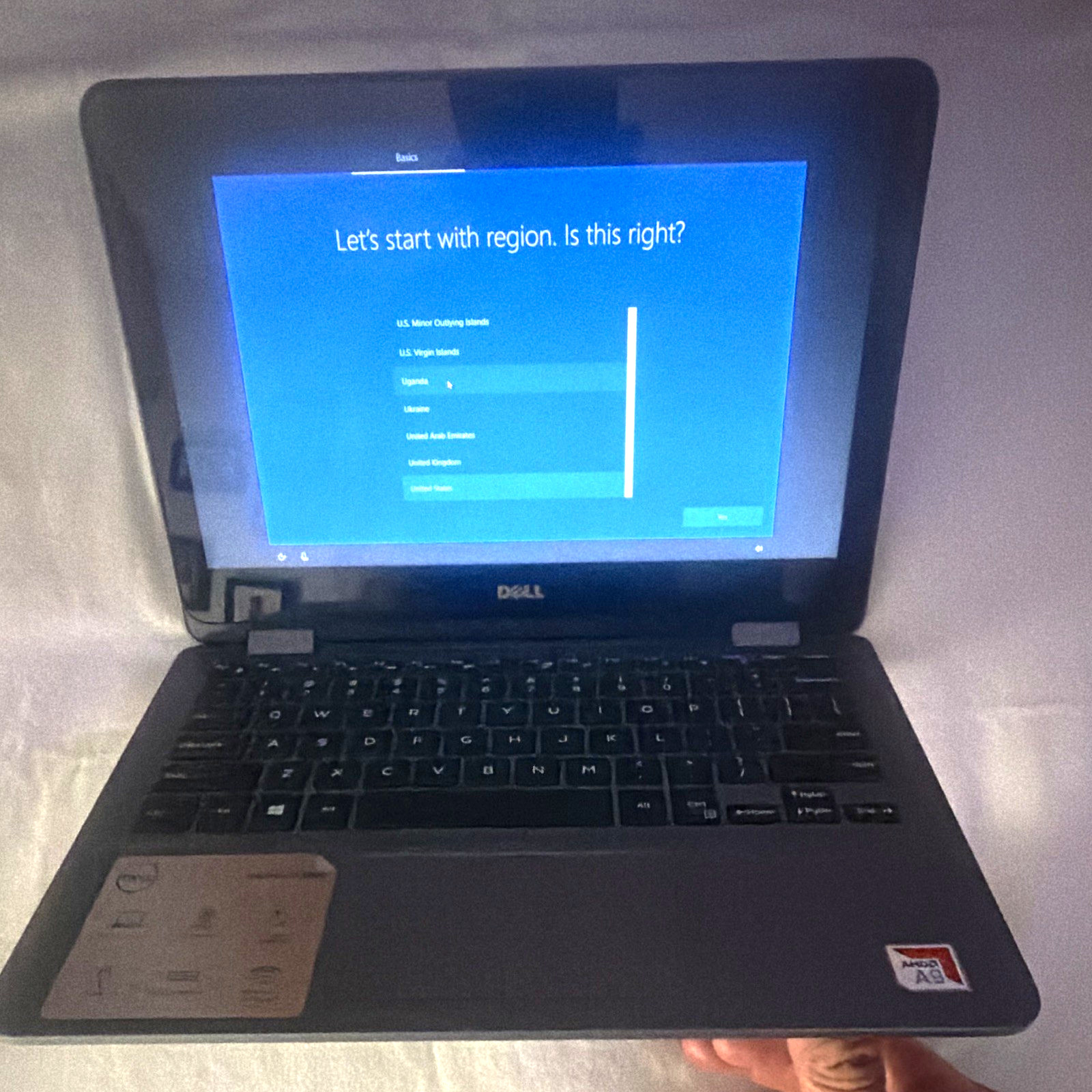 Dell Inspiron 11 3000 2-in-1 11.6in AMD A9 Gray Win 10 Wi-Fi BT HDMI