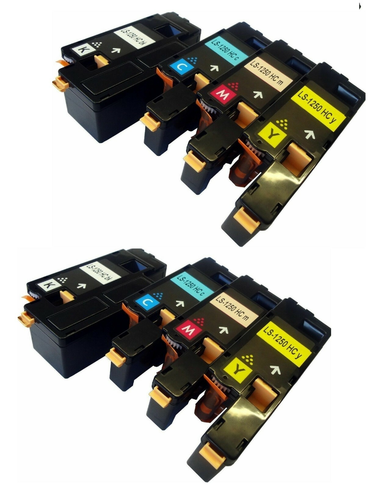 8-PK/Pack Color Toner Cartridge For Dell 1660 C1660W C1660CNW C1660dnw C1660dn