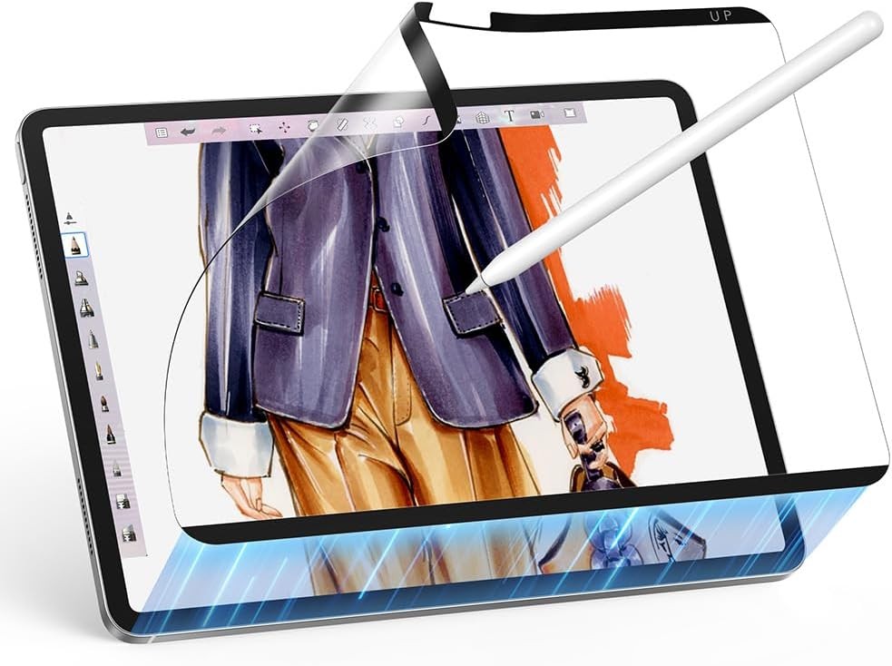 ESR Paper-Feel Magnetic Screen Protector for iPad Pro 11 Inch, Matte Finish