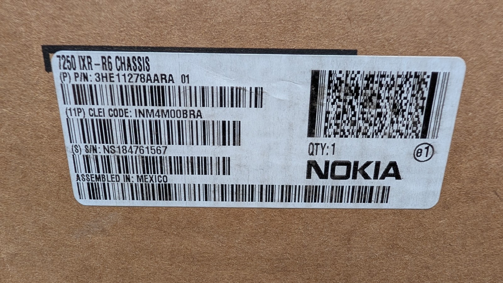 Nokia 7250 IXR-R6 Chassis  3HE11278AA RA 🔥New/Sealed🔥