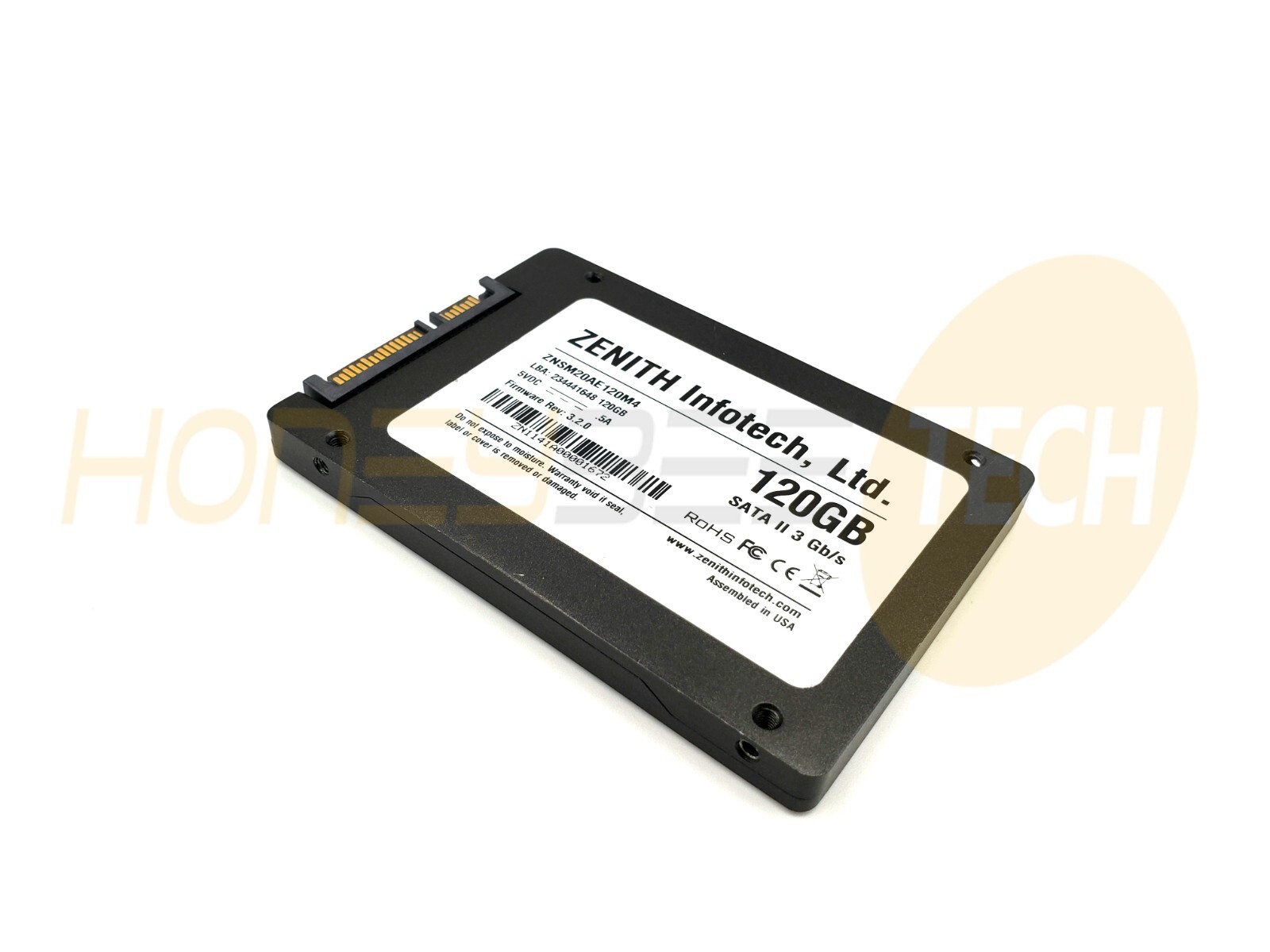 GENUINE ZENITH INTERNAL 120GB 2.5" SATA SSD 9.5MM 3GB/S ZNSM20AE120M4 TESTED