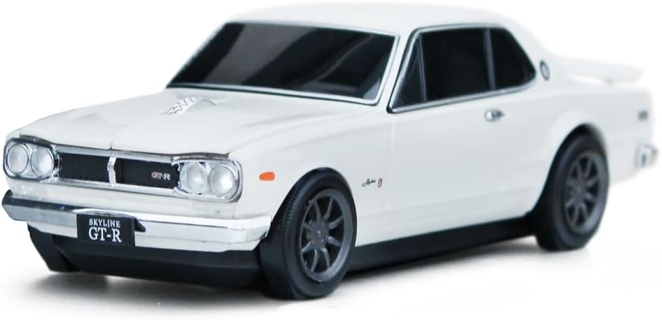 Official Nissan Licensed Skyline 2000GT-R 2.4GHz Bluetooth Wireless Mouse White