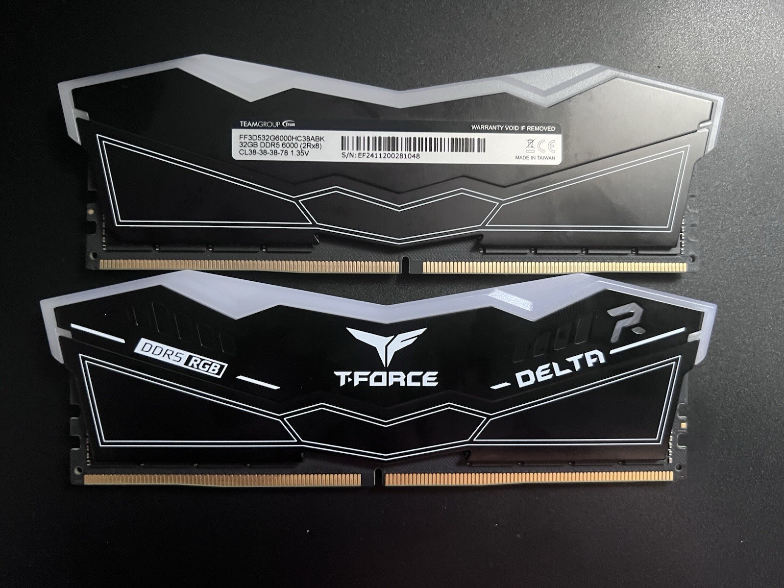 TEAMGROUP T-Force Delta RGB DDR5 64GB RAM (2x32GB) 6000MHz CL38