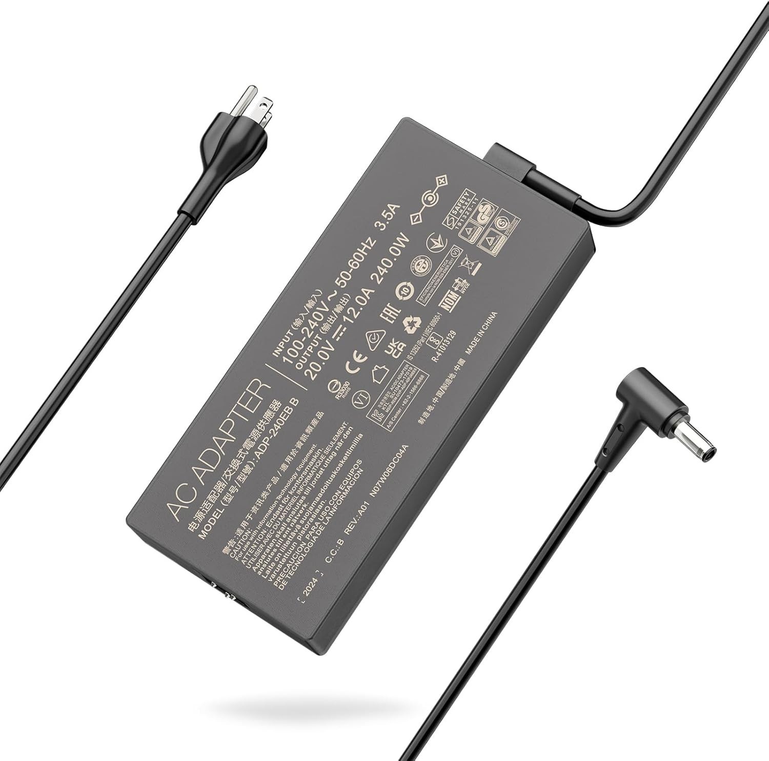 240W AC Adapter ADP-240EB B Fit for ASUS ROG Zephyrus G14 G15 G16 M16 S15 T62-10